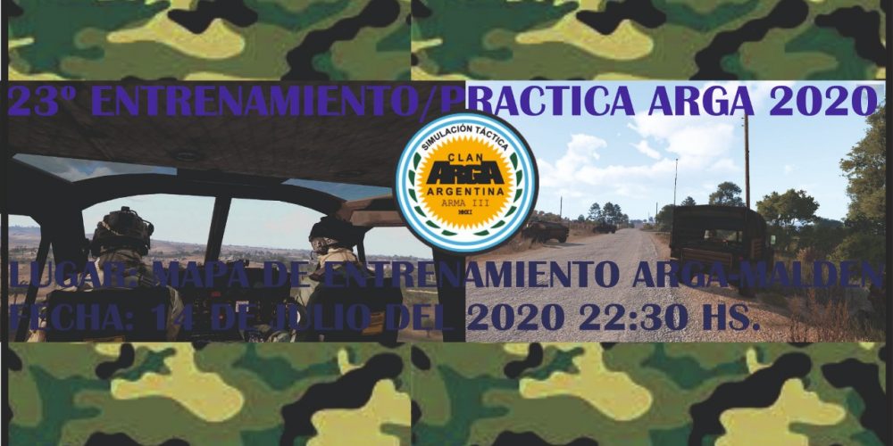 23° Practica/Entrenamiento ArgA 2020