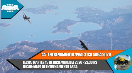 44° ENTRENAMIENTO/PRACTICA ARGA 2020